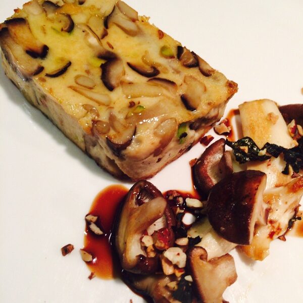 Mushrooms terrine