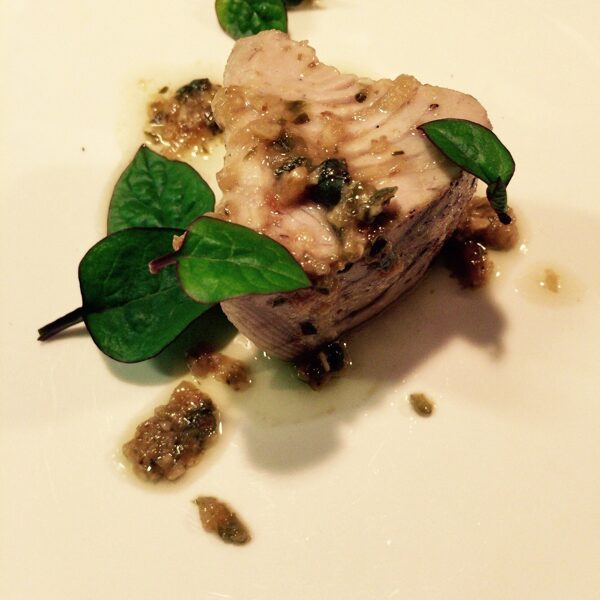 Low-temperature cooked Bluefin tuna