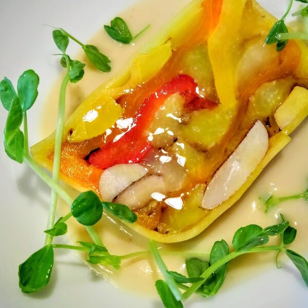 Terrine of summer vegitables