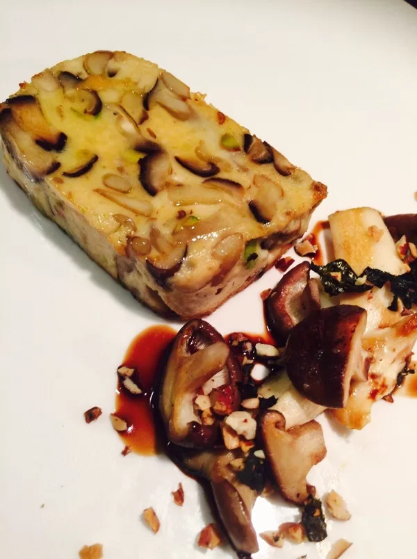 Mushrooms terrine